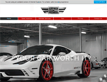 Tablet Screenshot of deluxecarstorage.com